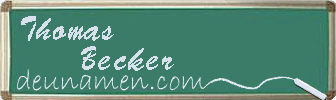 Thomas Becker Visitenkarte